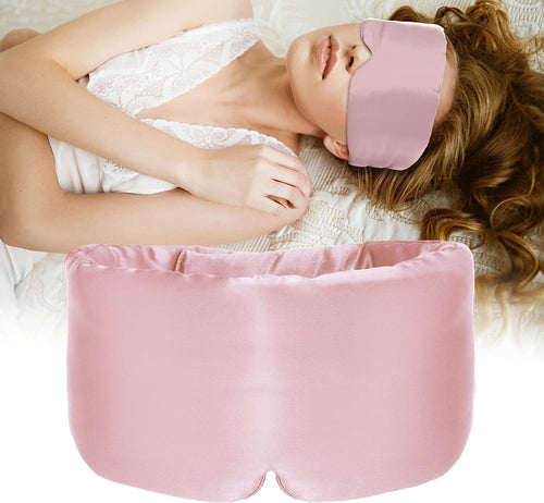 Masque de Sommeil Soie - Confort Total et obscurité Totale