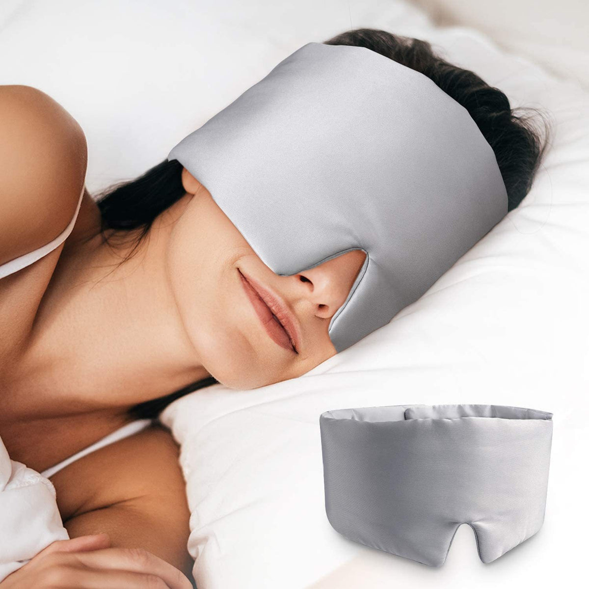Masque de Sommeil Soie - Confort Total et obscurité Totale