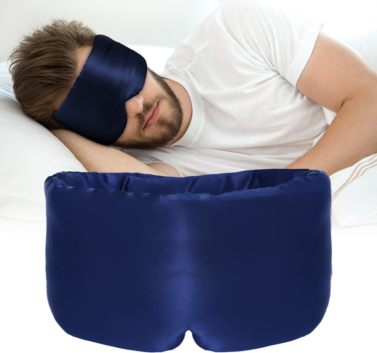 Masque de Sommeil Soie - Confort Total et obscurité Totale